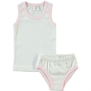 Civil Baby Kız Bebek İç Çamaşır Takımı 0-6 Ay Pembe Civil Baby Kız Bebek İç Çamaşır Takımı 0-6 Ay Pembe