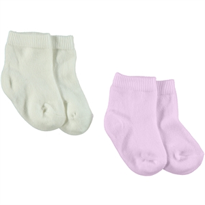 Baby Center 2'li Çorap 0-24 Ay Pembe Baby Center 2'li Çorap 0-24 Ay Pembe