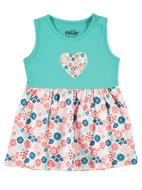 Kujju Kız Bebek Elbise 6-18 Ay Mint Yeşili Kujju Kız Bebek Elbise 6-18 Ay Mint Yeşili