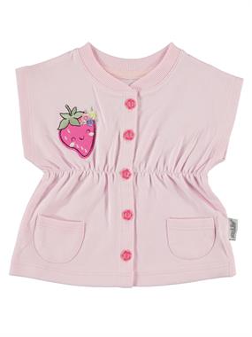 Kujju Kız Bebek Yelek 6-18 Ay Pembe Kujju Kız Bebek Yelek 6-18 Ay Pembe