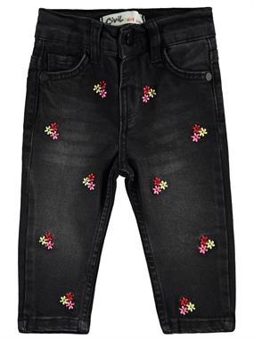 Civil Baby Kız Bebek Kot Pantolon 6-18 Ay Siyah Civil Baby Kız Bebek Kot Pantolon 6-18 Ay Siyah