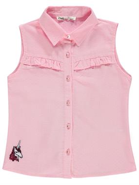 Civil Girls Kız Çocuk Gömlek 6-9 Yaş Pembe Civil Girls Kız Çocuk Gömlek 6-9 Yaş Pembe
