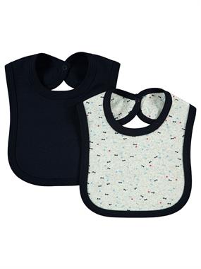 Civil Baby Erkek Bebek 2'li Mama Önlüğü Lacivert Civil Baby Erkek Bebek 2'li Mama Önlüğü Lacivert