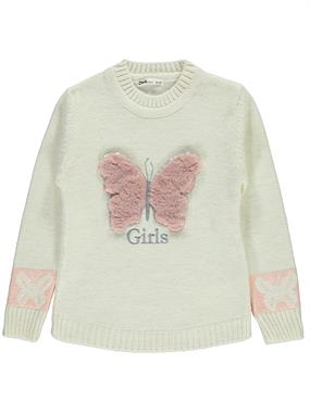 Civil Girls Kız Çocuk Kazak 6-9 Yaş Ekru Civil Girls Kız Çocuk Kazak 6-9 Yaş Ekru