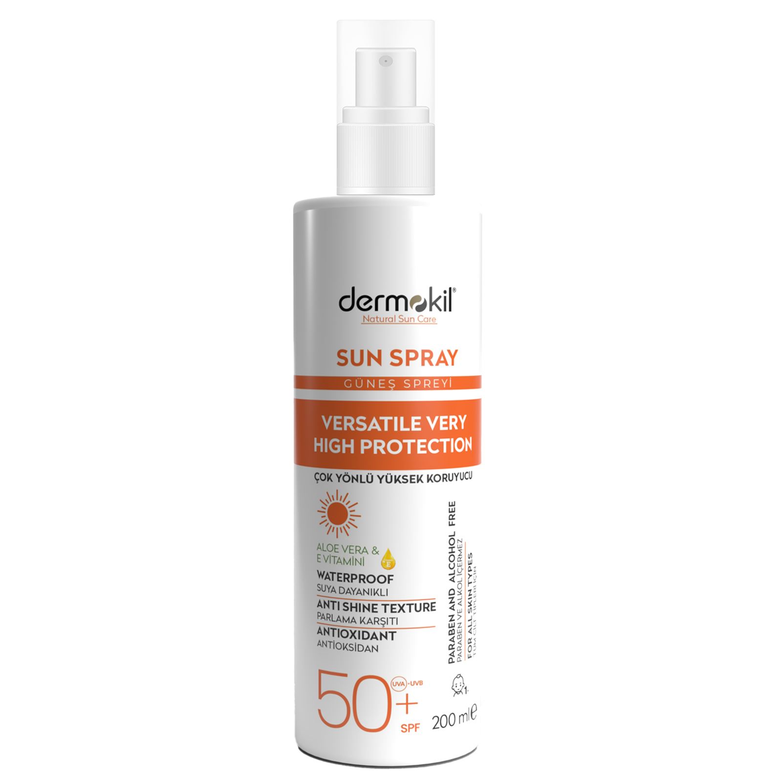 Dermokil Çok Yönlü Yüksek Koruyucu 50 SPF Güneş Kremi 200 Ml Fiyatı 852